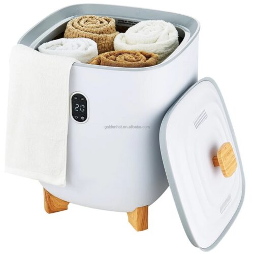 E1676 Modern Heated Towel Container Used Plastic and Steel Material