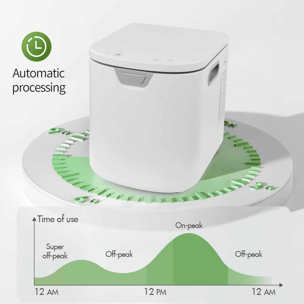 CY03 Simple and Eco-Friendly 3.5L Electric Countertop Composting Device